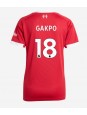 Liverpool Cody Gakpo #18 Domácí Dres pro Dámské 2025-26 Krátký Rukáv Liverpool Cody Gakpo #18 Domácí Dres pro Dámské 2025-26 Krátký Rukáv
